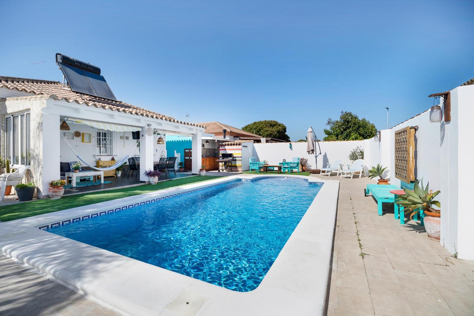 Casa Las Golondrinas-Solo Familias Chiclana de la Frontera Esterno foto