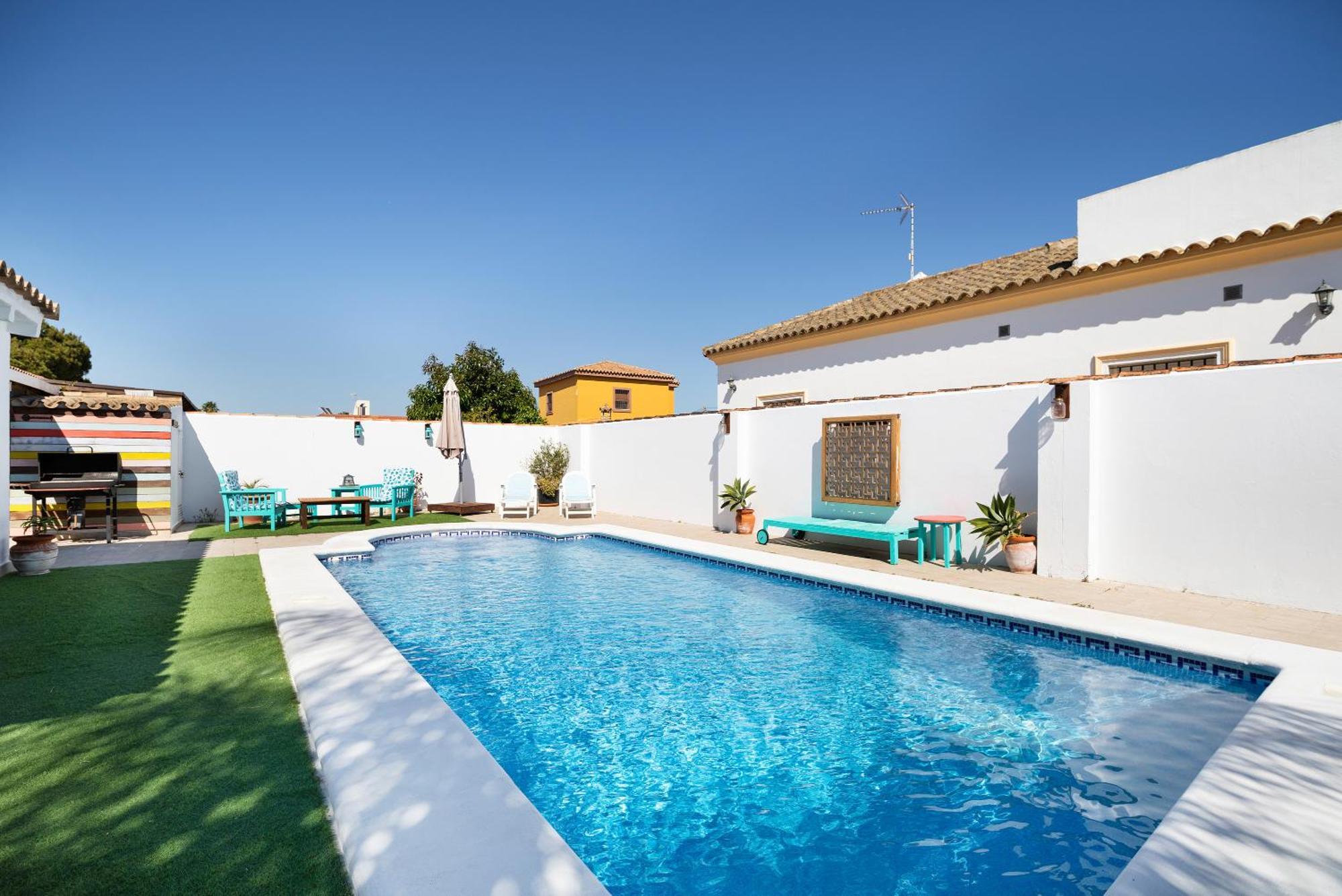 Casa Las Golondrinas-Solo Familias Chiclana de la Frontera Esterno foto