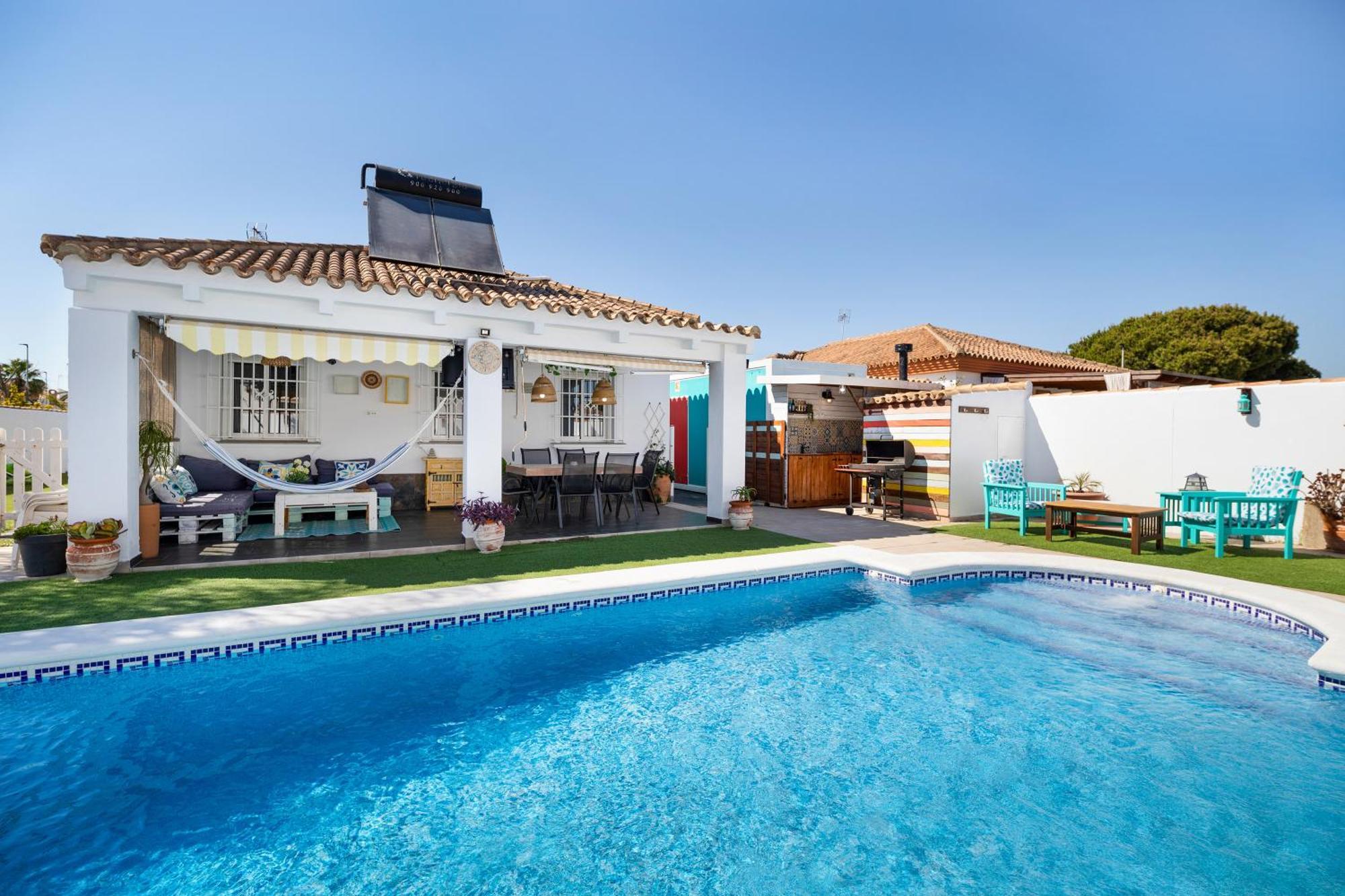 Casa Las Golondrinas-Solo Familias Chiclana de la Frontera Esterno foto