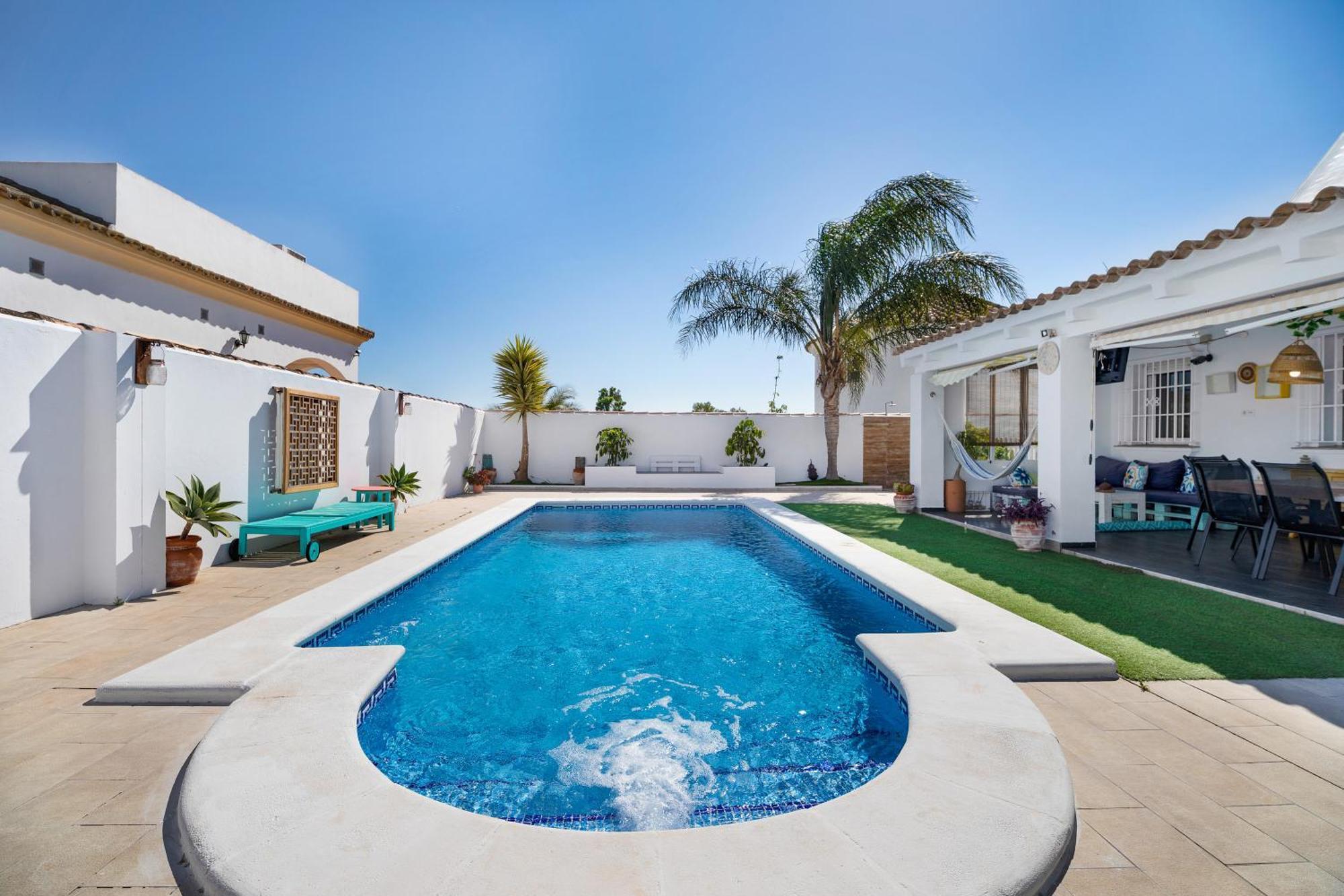 Casa Las Golondrinas-Solo Familias Chiclana de la Frontera Esterno foto